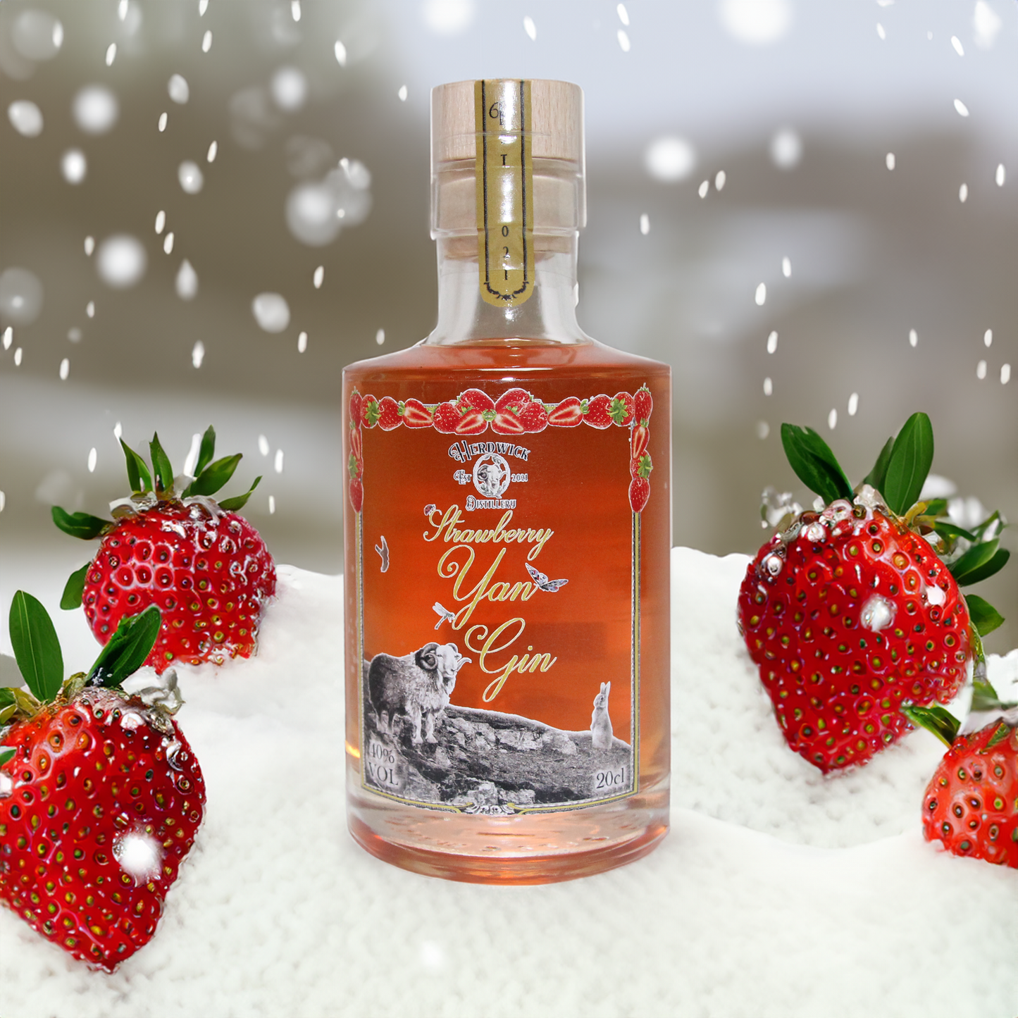 Strawberry Yan Gin by Herdwick Distillery